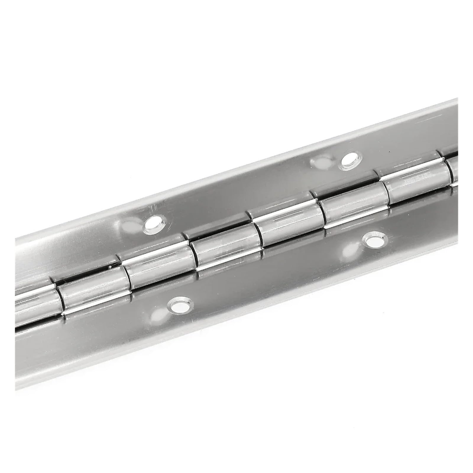Bisagra continua, bisagra de piano ajustable de acero inoxidable para puertas, longitud, solución de cierre de puerta duradera y fiable