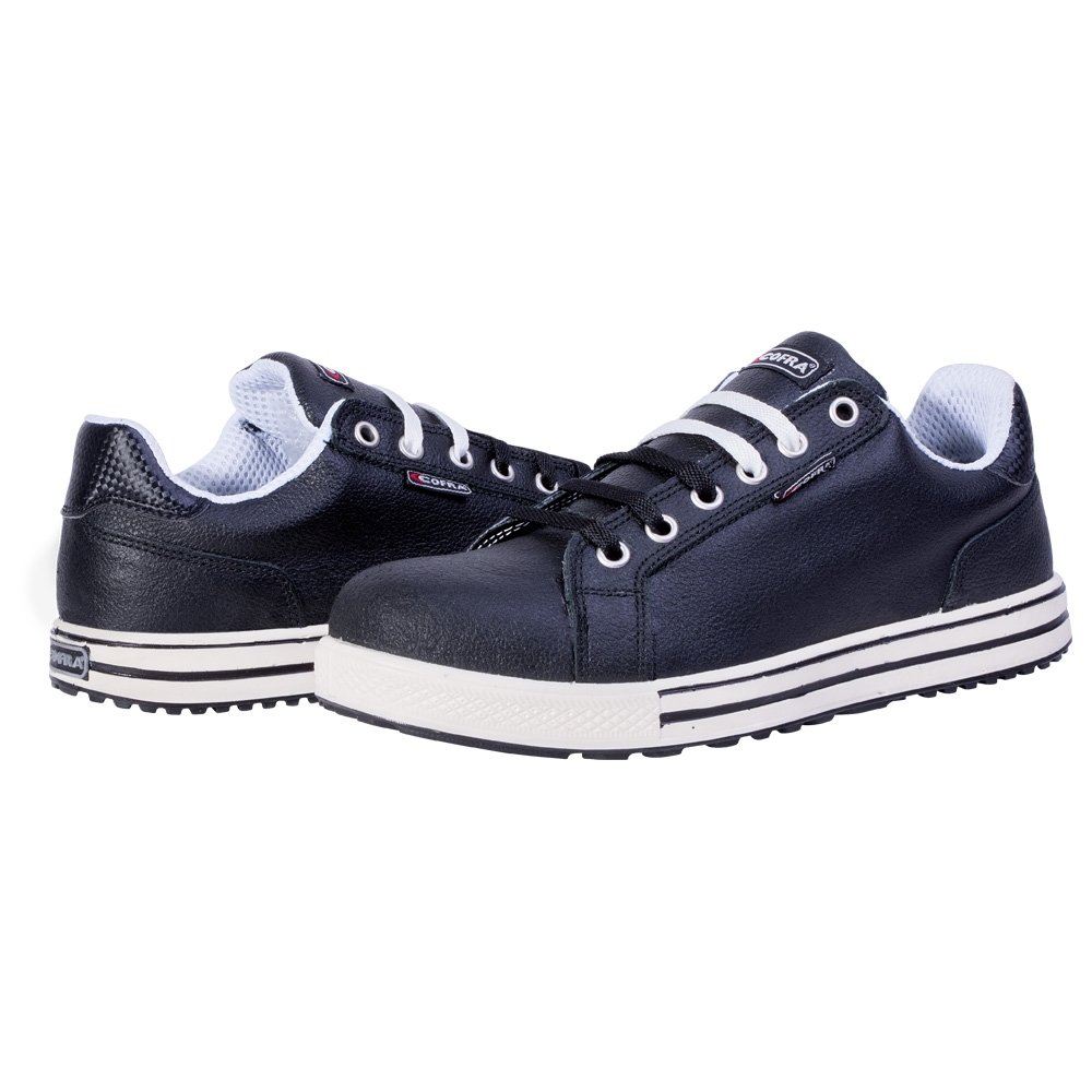 Cofra zapatos de seguridad Throw S3 SRC Old Glories en zapatillas de-aspecto, colour negro, Negro, 35070-003