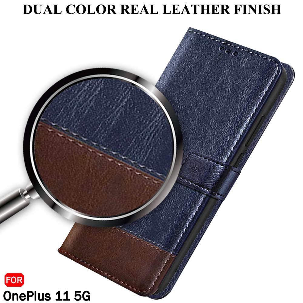 OnePlus 11 5G Flip Case - Leather Wallet Stand -3