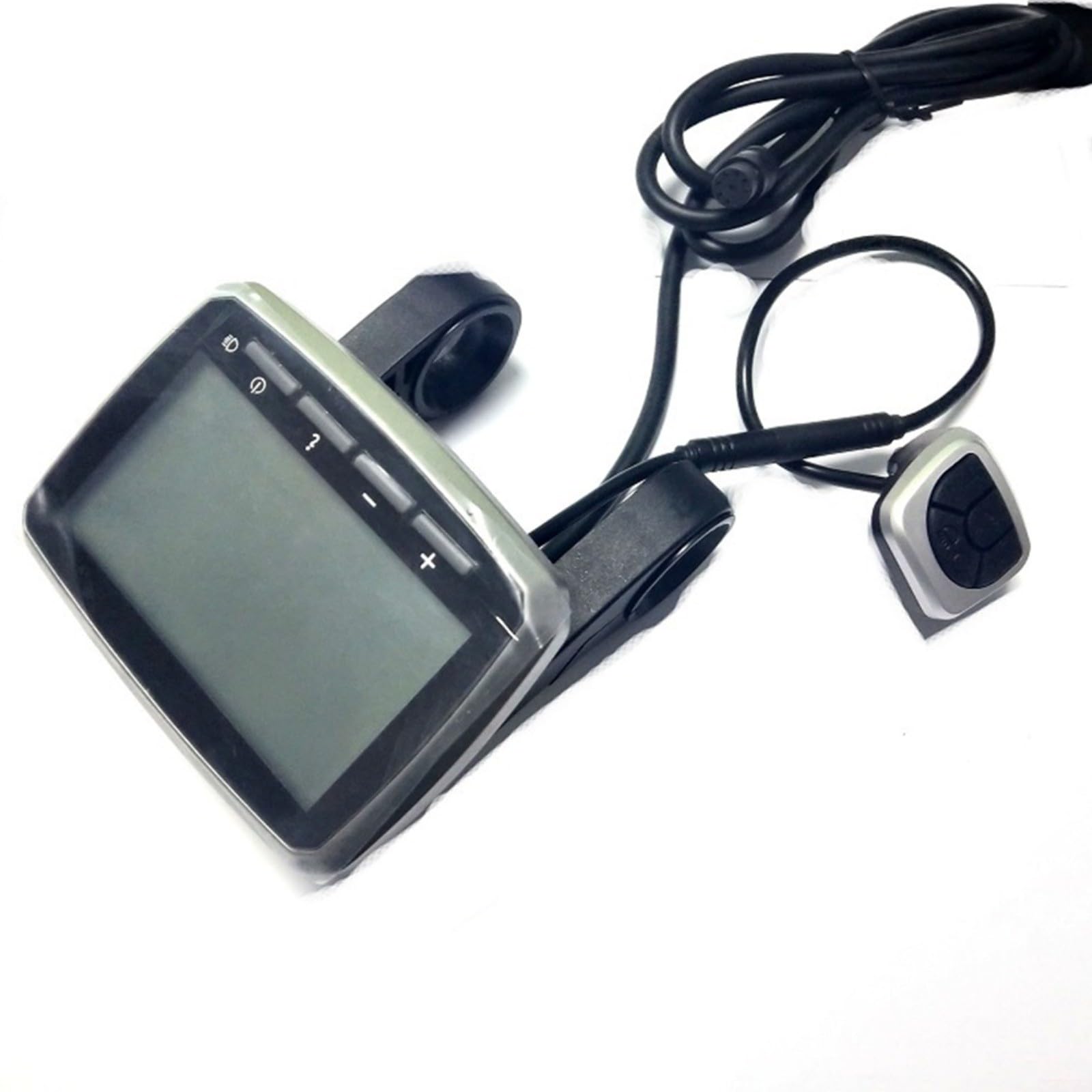VLCD5 - Pantalla de 6 pines, para motor central Tongsheng TSDZ2 E-Bike, sin acelerador, pantalla negra ABS, para bicicleta eléctrica, pieza de actualización