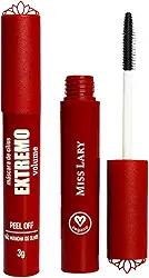 Máscara de Cílios, Cor Bordô, Peel Off, Extremo Volume, Rímel Vinho - Maquiagem para os Olhos (Bordô)