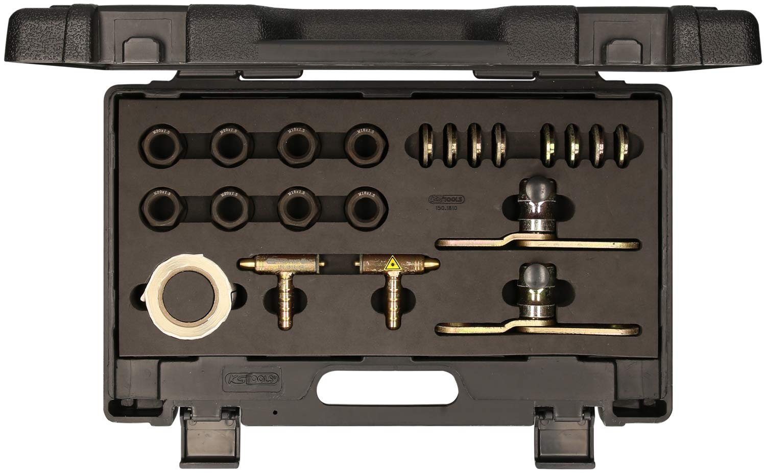 KS Tools 150.1810 Fahrwerkjustier-System,21-tlg. für LKW und Transporter