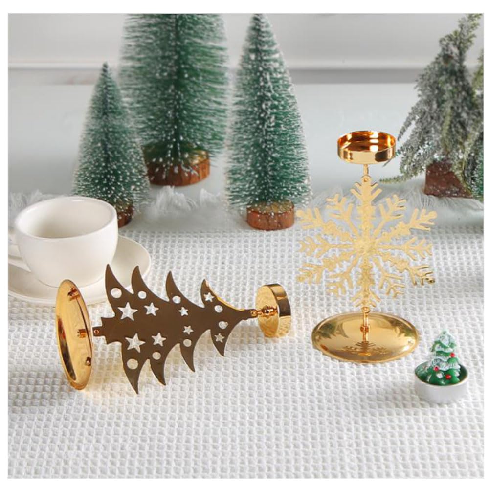 Amazon.co.jp: LTDHVE クリスマスキャンドルホルダー アイアン