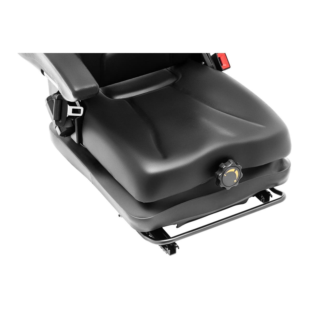 Asiento para tractor HT-RUNDLE-16, 42 x 47 cm, ajustable, suspensión, tractor, asiento elevador