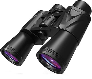 lars 10x50 High Power BAK4 Prism FMC Lens Life Waterproof lars Compact for Bird Watching lar with Clear Weak