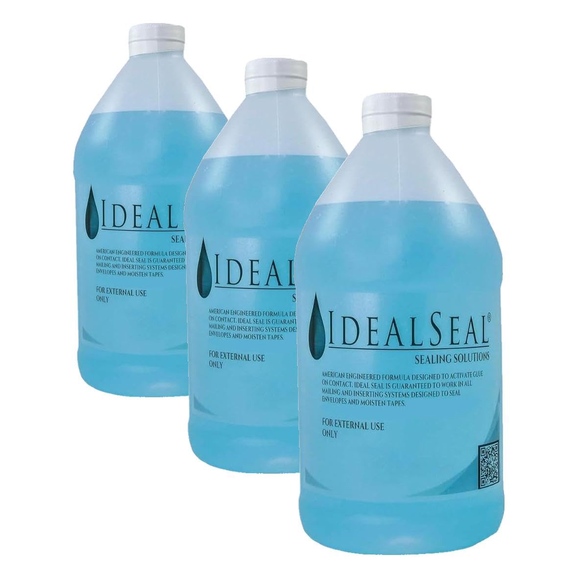 Envelope Liquid Moistener and Sealer - High-Efficiency, No-Mix Sealing Solution for Postage Machine and Mailing Systems - 64 oz (Pack of 3)