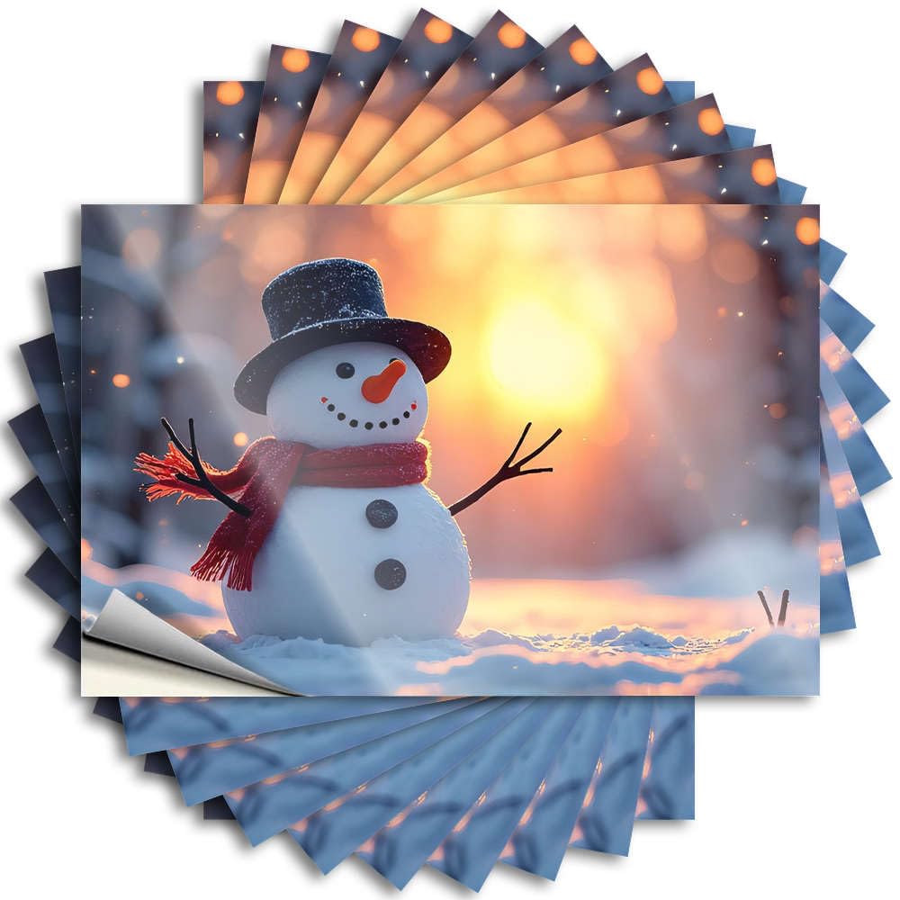 Fzfn Colour Fluffy Quote, Bar Room Decor Garage A Cheerful Snowman Stands In The Snow | Funny Quote Earth Decals(12X18cm)