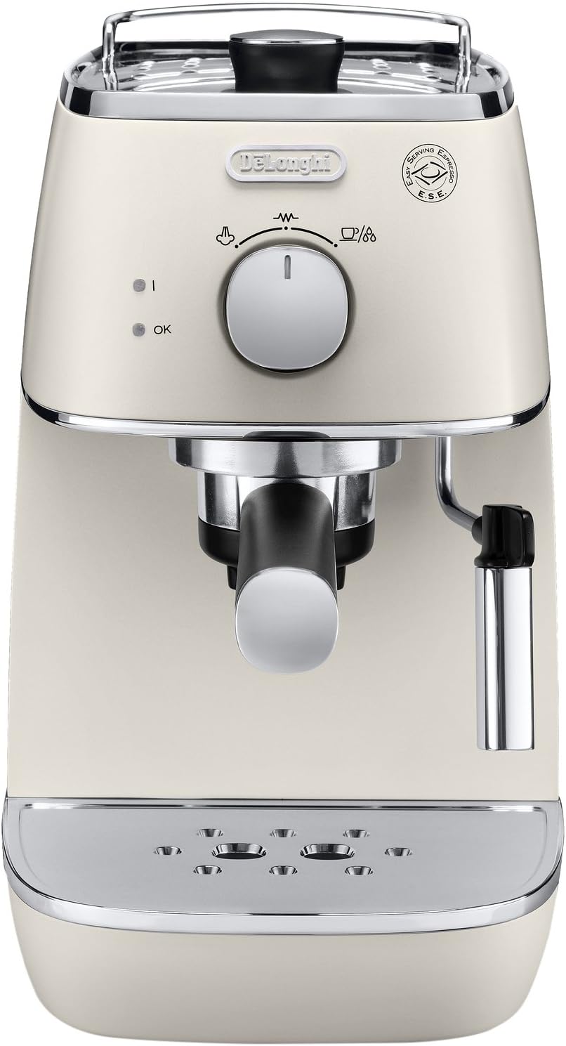 De'Longhi ECI341.W Distinta Pump Espresso Machine, 1100 W, 1 Liter, White