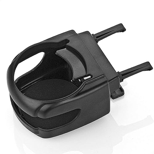 Nuevo clip duro negro dos clips fijos en el coche aire acondicionado existente montaje montaje inserto refresco bebida agua taza café botella puede