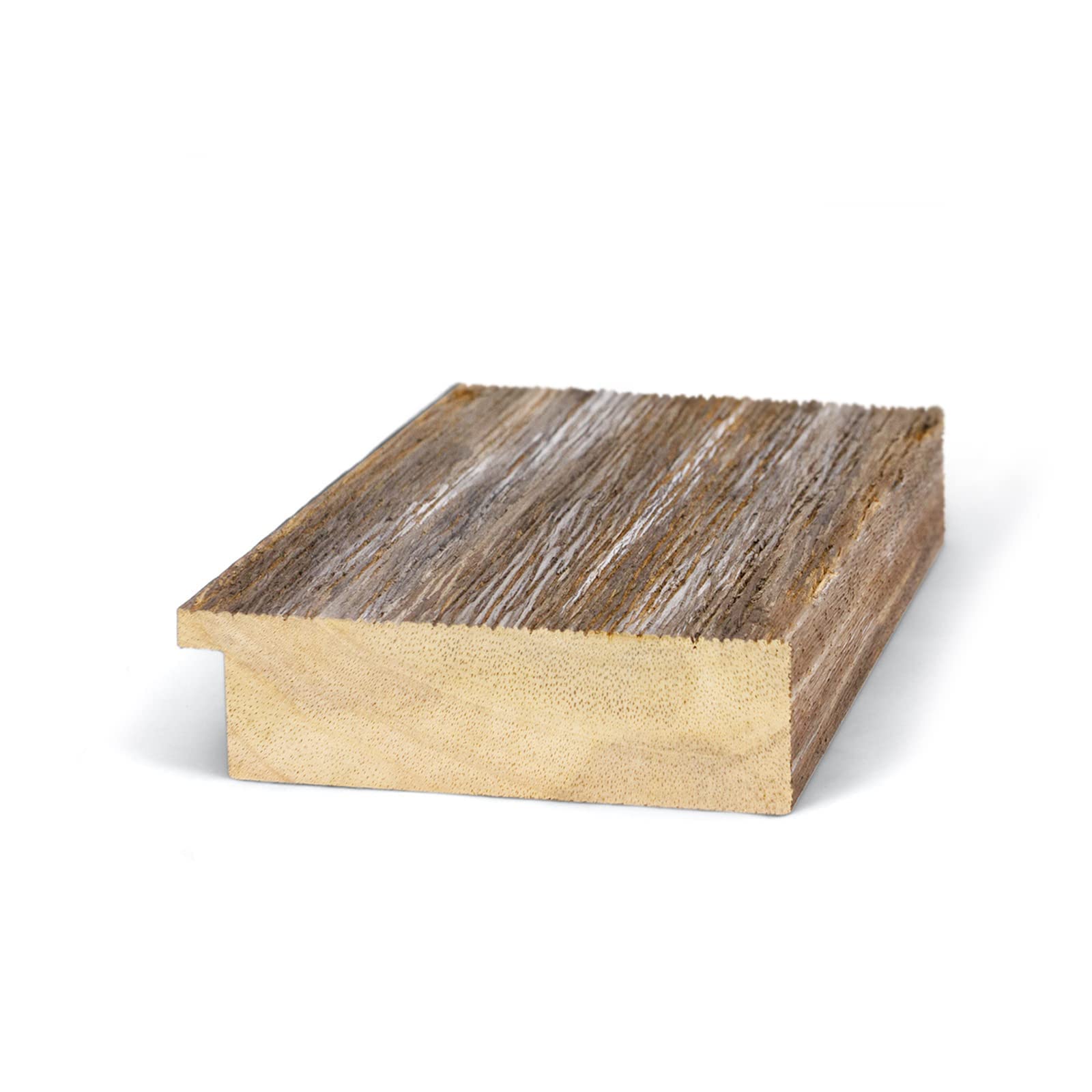 Frame My TV Deco TV Frames - Distressed Barnwood Smart Frame Compatible ONLY with Samsung The Frame TV (3