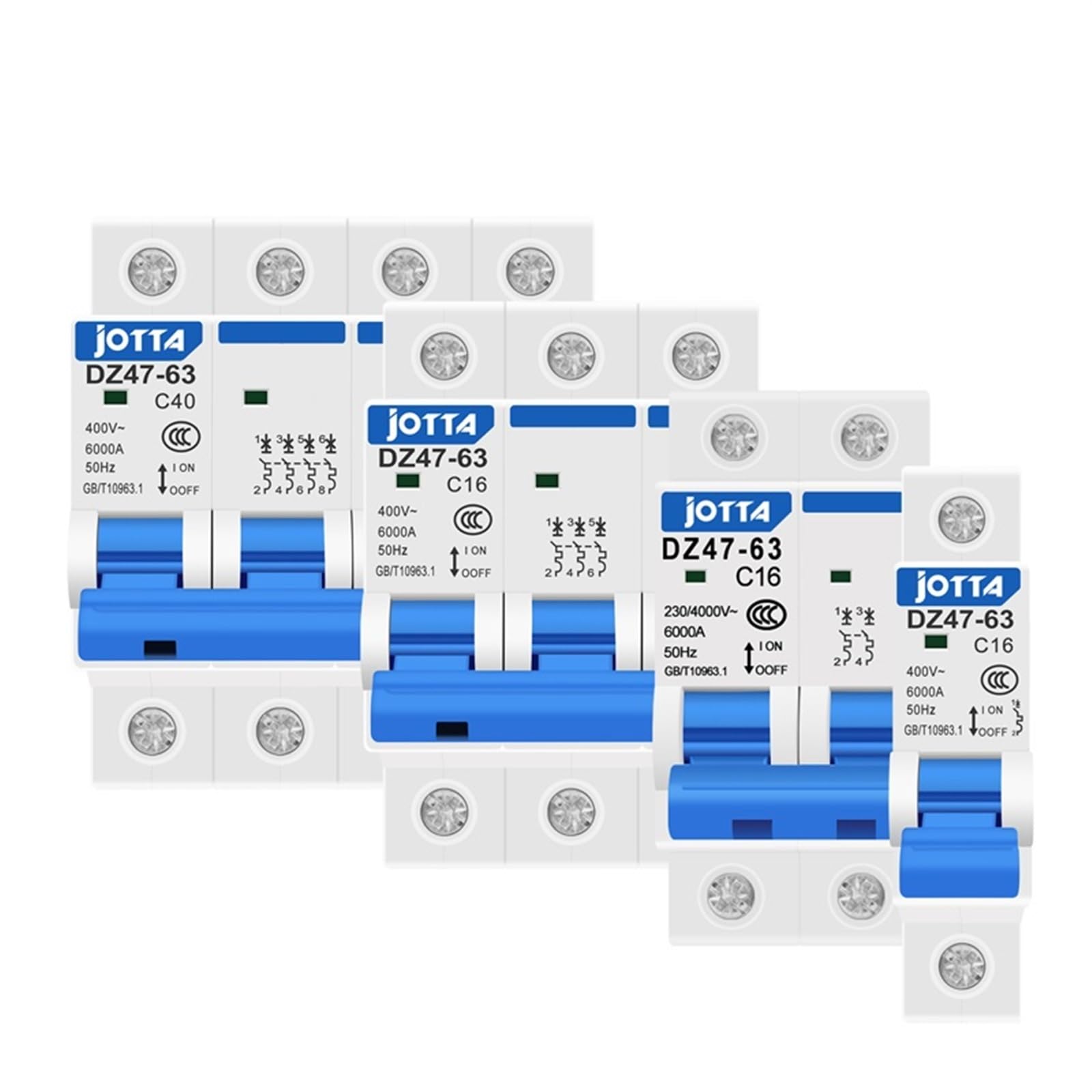 Disjoncteur Type C DZ47 protégez vos appareils contre les surcharges