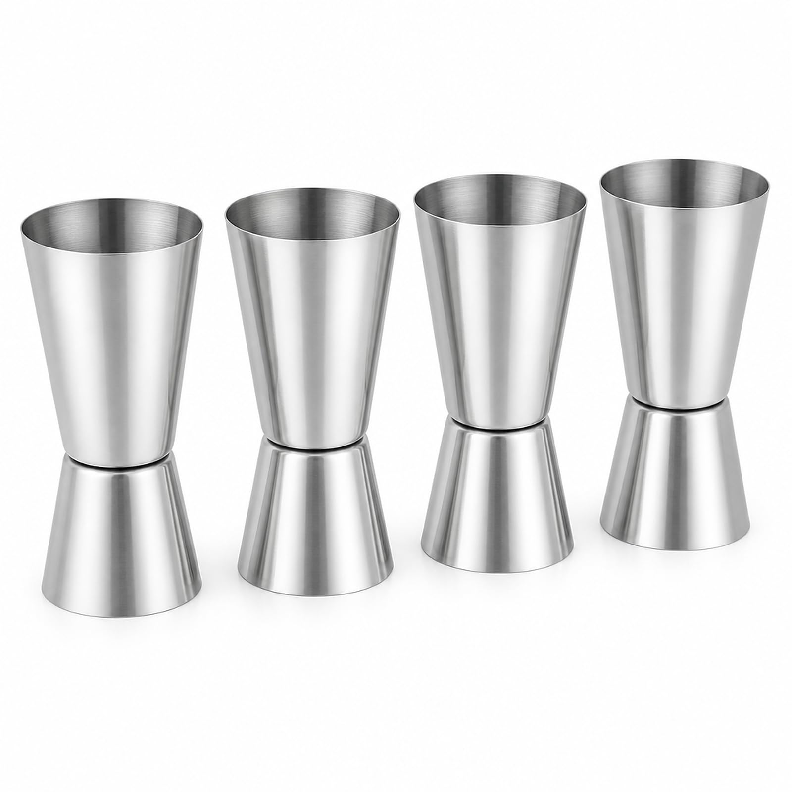 4PCS Shot Measure 25ml and 50ml, Alcohol Measure for Spirits, Spirit Measure, Jigger, Essential Spirit MEA
