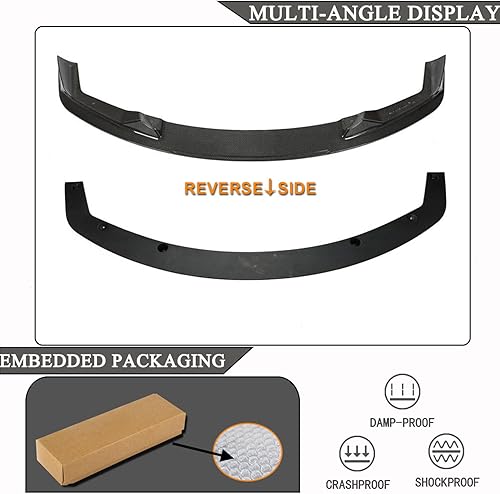 Miniatura 7 de MCARCAR KIT Protector de paragolpes delantero de fibra de carbono para BMW M2 Competition 2018-2020 Coupe de 2 puertas delanteras de alerón de