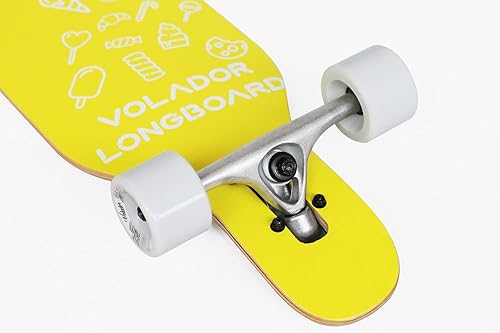 Miniatura 5 de VOLADOR Freeride Longboard Cruiser  Cubierta de madera de arce Longboard Drop Through completo
