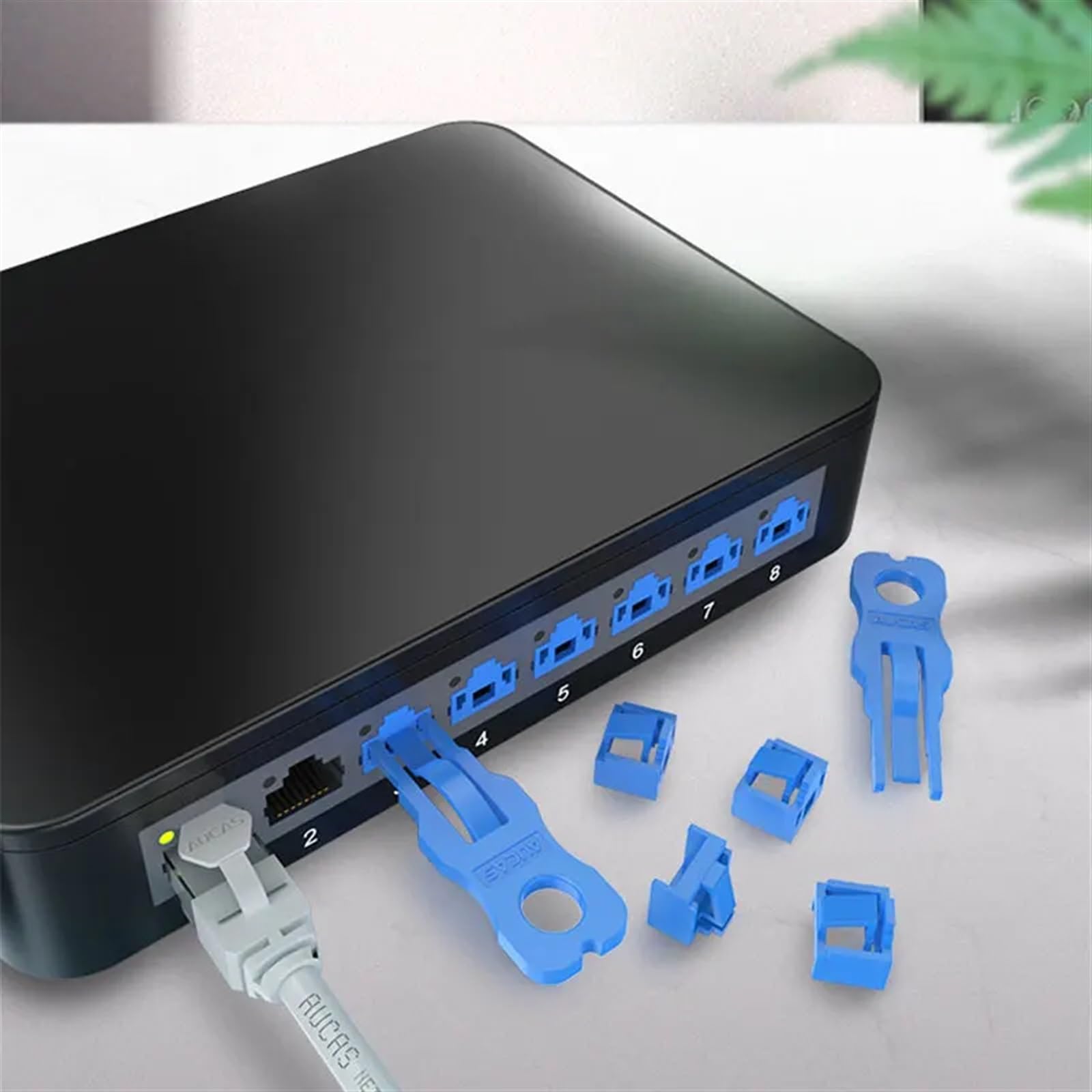 ZOERAX Paquete de 6 conectores RJ45 Cat7 Cat6A, conectores