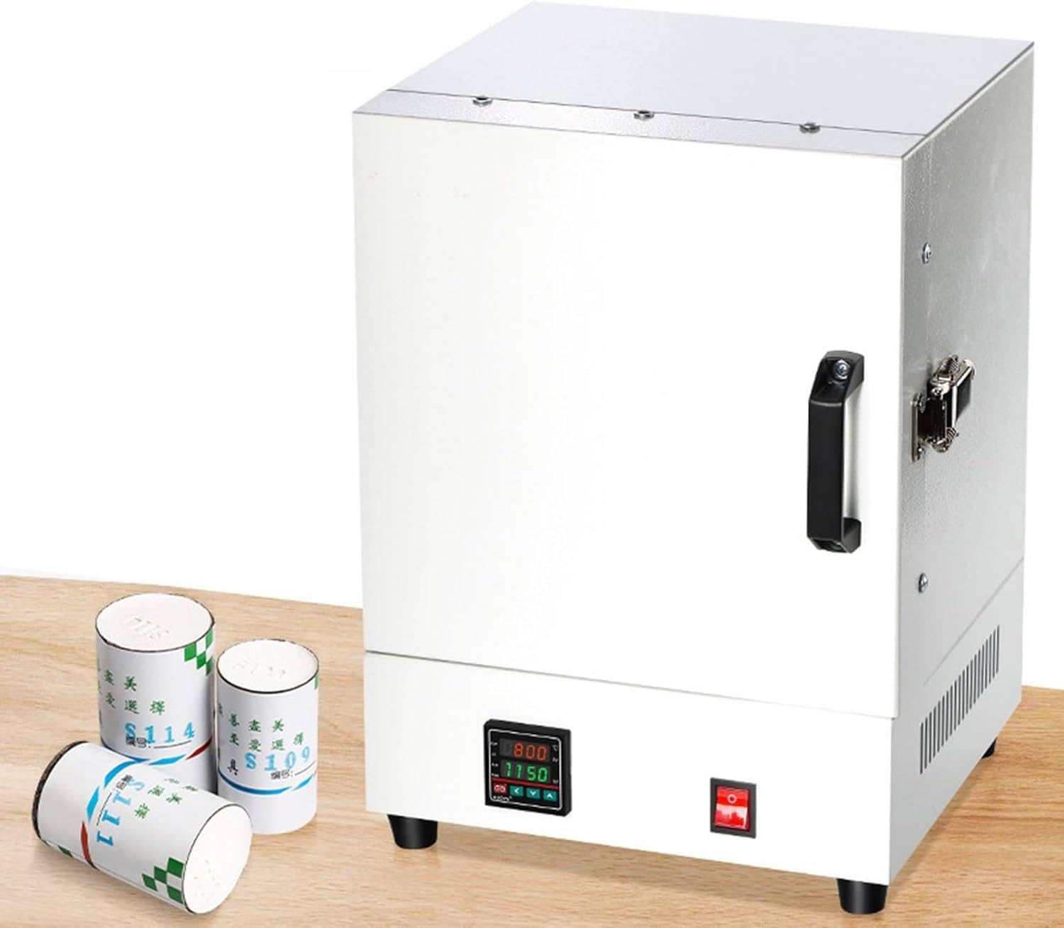 Labor-Muffelofen, 2000 W, digitale Steuerung, 1150 °C Hochtemperatur-Sinterofen zum Heizen und Gießen von Gipsformen