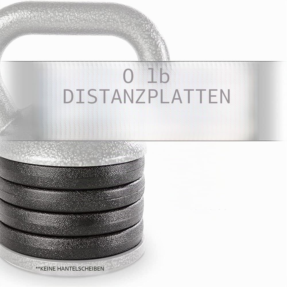 APEX Unisex-Erwachsene APKB-5009 Kugelhantel, verstellbar, strapazierfähig, Krafttraining und Gewichtheberausrüstung für Heim-Fitnessstudios, grau, Einstellbar
