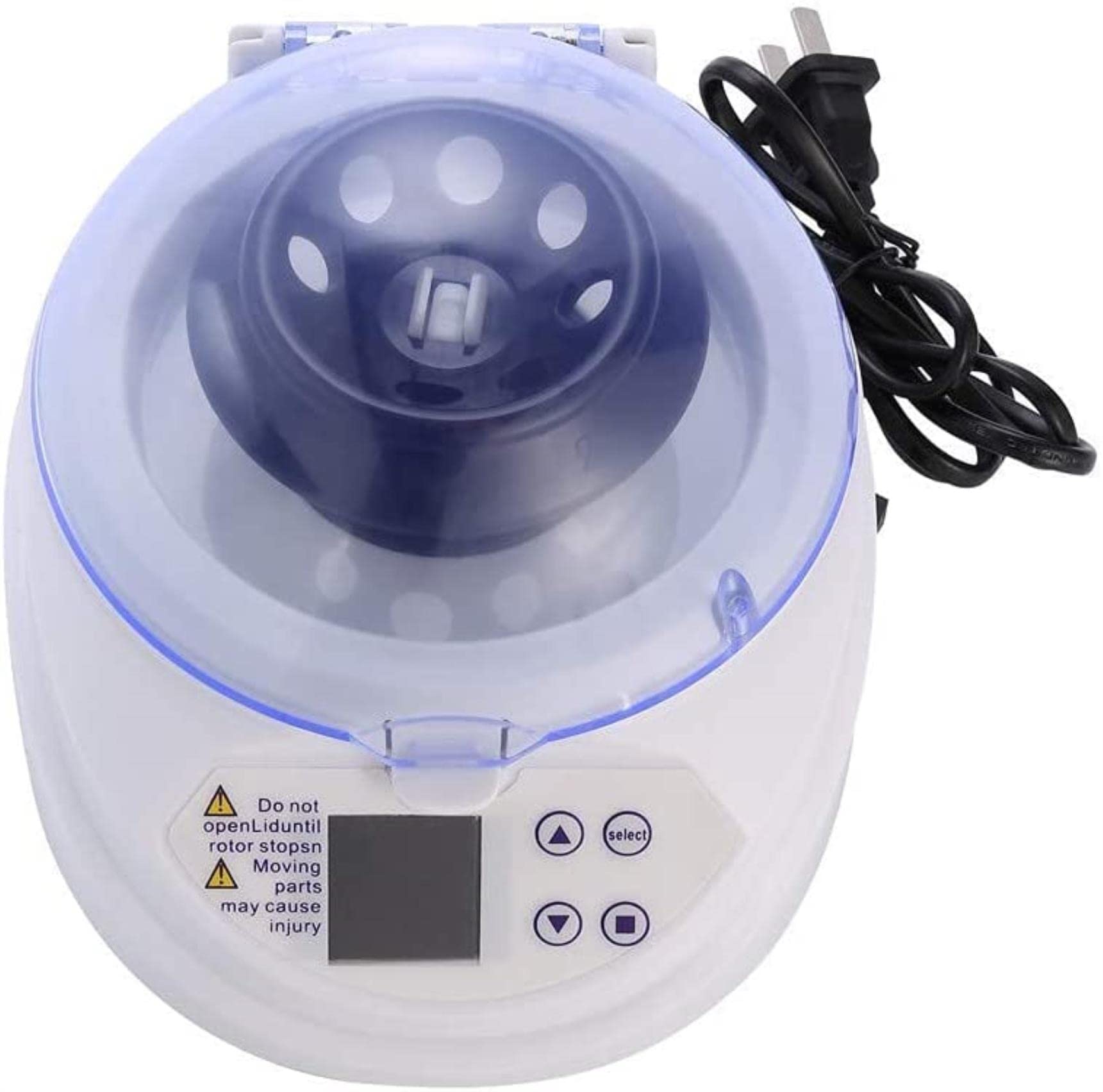 Mini centrífuga de Laboratorio clínico de Escritorio 0~12000RPM Centrífuga eléctrica Ajustable de Alta Velocidad Pantalla LED con Temporizador 0~9999min, Incluye Rotor de microtubo de 8 Posiciones