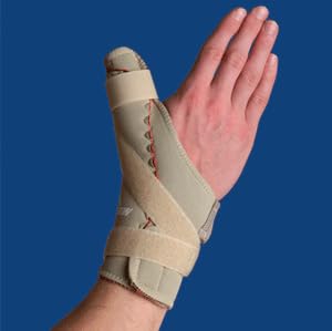 Thermoskin Thumb Support, Thumb Spica, Beige, Right, Large