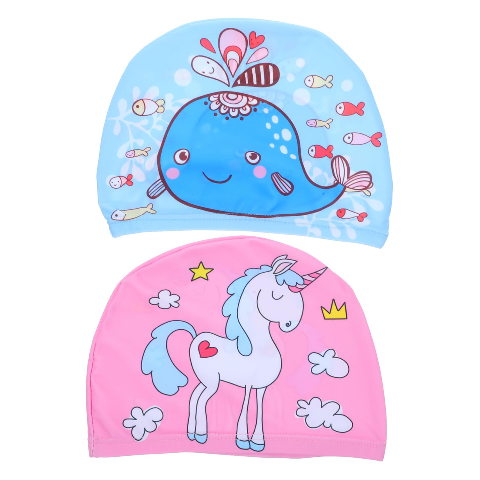 Yardwe Cuffia da Nuoto per Pannolino Cuffie da Nuoto Elastiche Piscina Cappello da Nuoto Galleggianti Cuffia da Nuoto Carina Cappello da Bagno Caps Poliestere