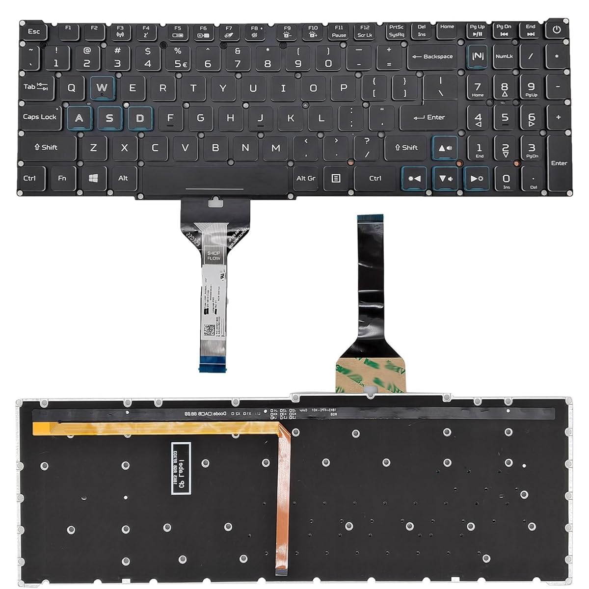 FORIDA Laptop Keyboard Compatible for Acer Predator Helios 300
