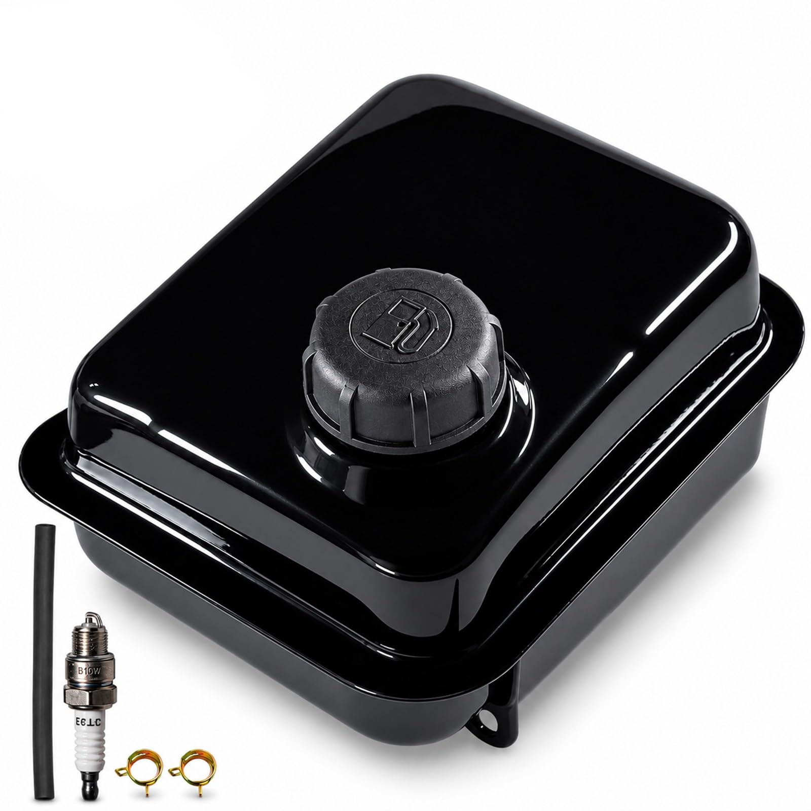 JMCHstore Vent Gas Fuel Tank For Coleman CT100U CC100X Mini bike, CK100 SK100 Go kart, Screw on Fuel Tank For Realtree RTK100, Kids Scooter, 154F 3.0 hp Engine Parts