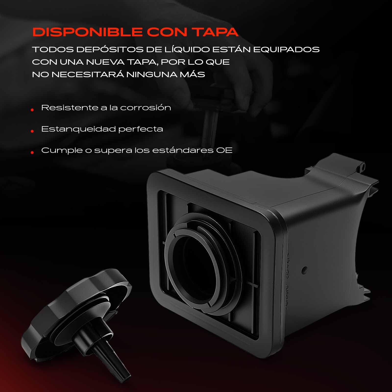 Frankberg Depósito de compensación Dirección asistida Compatible con Serie 3 cabrio E46 320 Cd 330 Cd Serie 3 Coupé E46 Serie 5 E39 Serie 5 Touring E39 X3 E83 32411095749, 32411095748