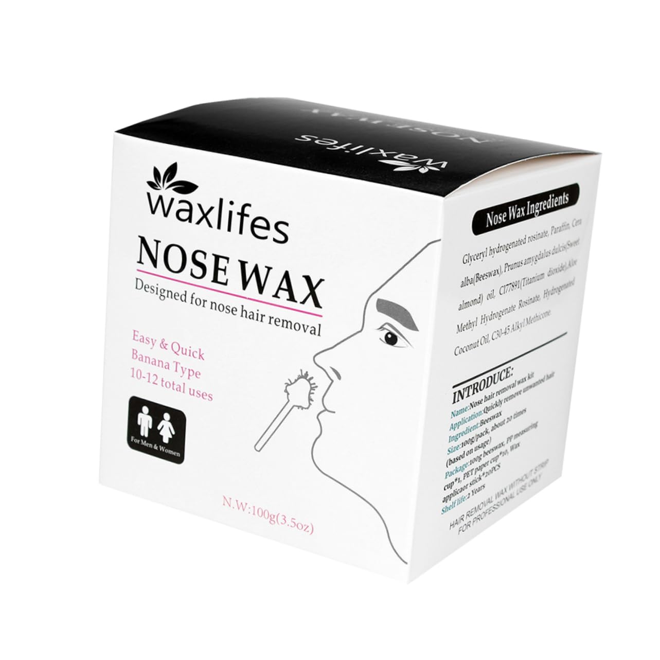 FRCOLOR20pcs Nose Hair Removal Wax Waxing inside Nose Nostril Waxing Underarms Wax Remover Nose Wax Nasal Wax Suits for Men Wax Beans for Nose Hair Painless Underarm Wax Man