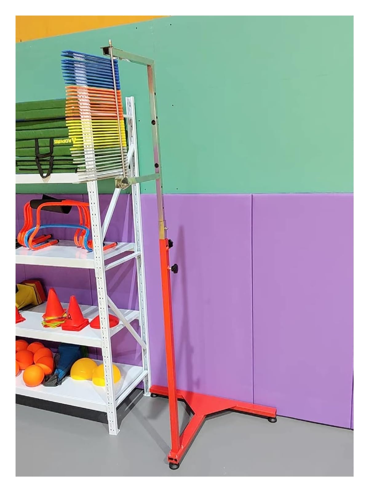 Vertikalsprung-Messgerät, Vertikalsprung-Trainer, Vertikale Sprung-Trainingswaage, 4,5–9,8 Fuß Basketball-Trainingsgerät, Sprungkraft-Messgerät