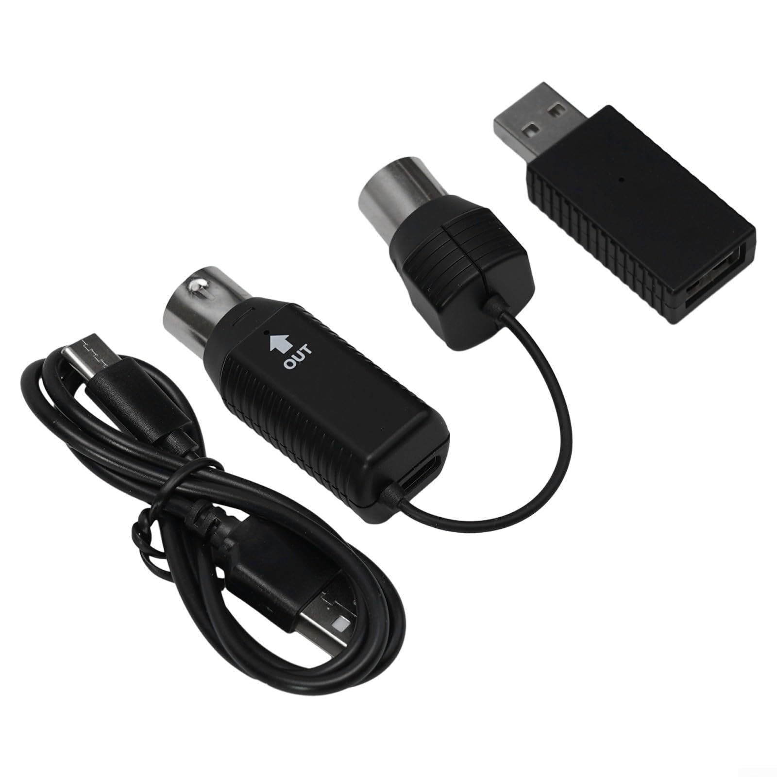 Wireless MIDI Adapter System For Piano Keyboard, Plastic MIDI to USB Cable, 5 Pin USB Interface Connector