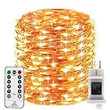 Perfekt für Weihnachten, Hochzeit, Party sowie für Ihr Schlafzimmer und Ihren Garten. Der flexible Kupferdraht kann auch leicht gebogen und in die gewünschte Form gebracht werden.