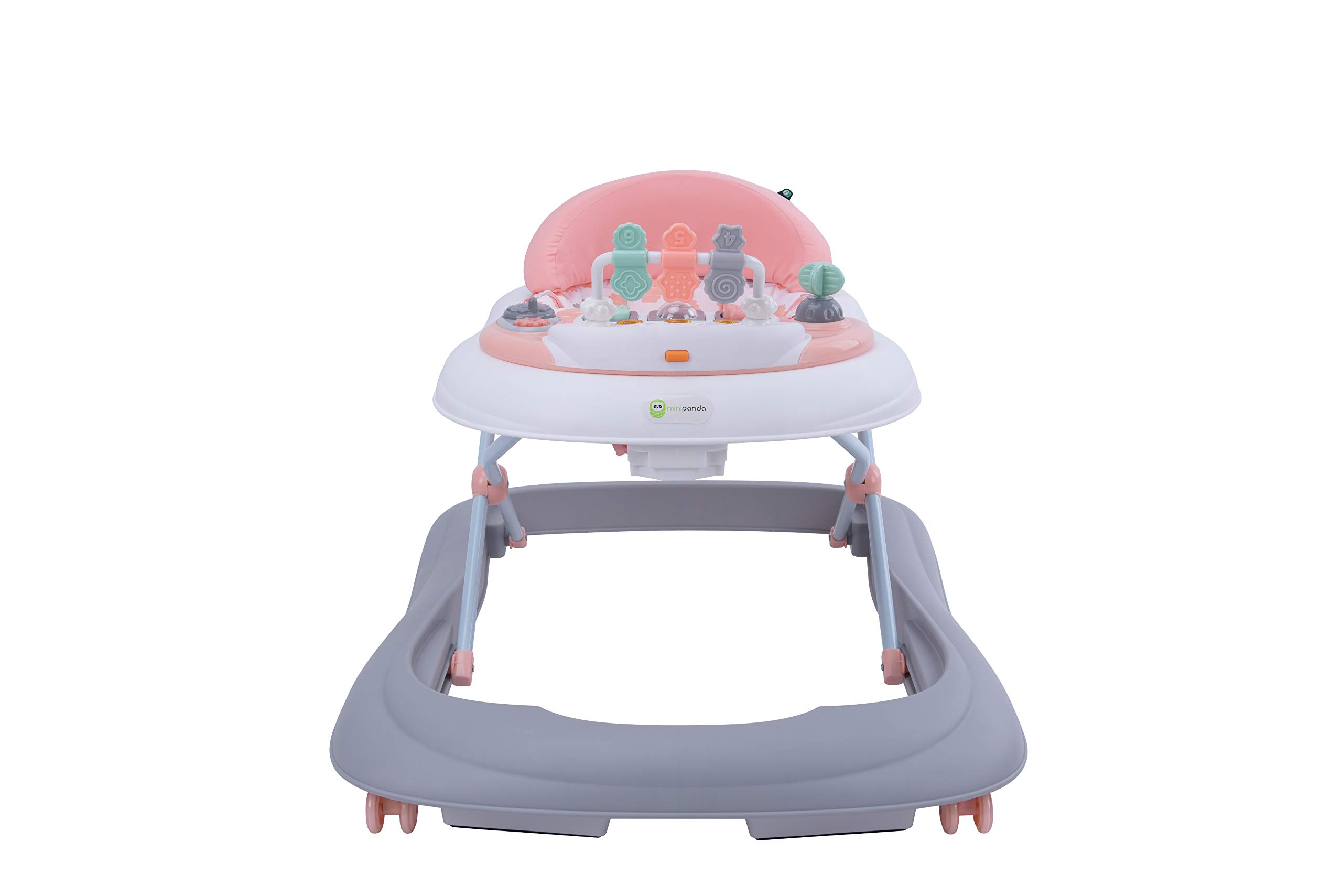 Koo-di Mini Panda A-B-C Learning Musical Activity Baby Walker 6M-18M, Pink