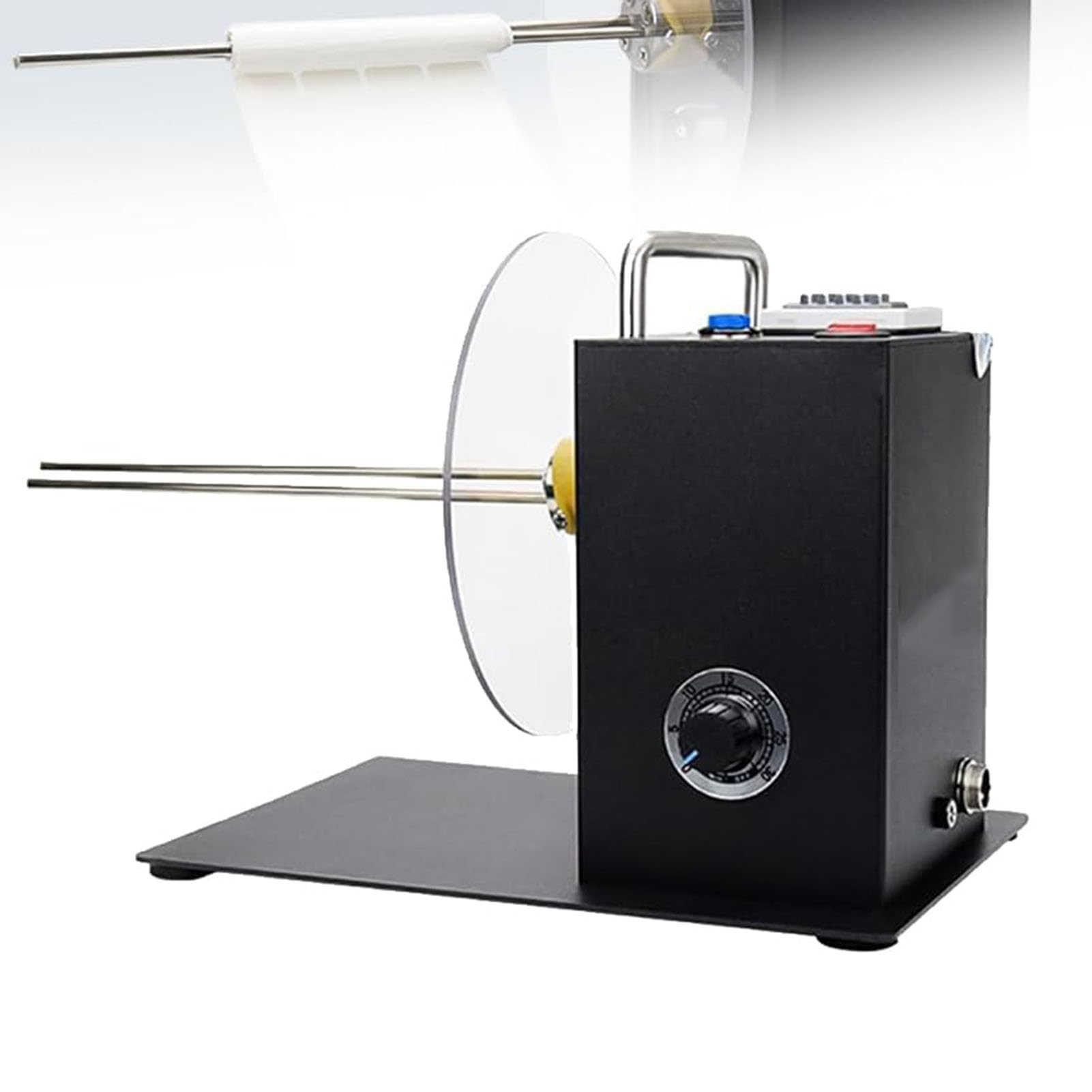 Eiwitany Portable Automatic Label Rewinder - Compact Electric Machine, Rewind Turns & Counting Function for Label Management