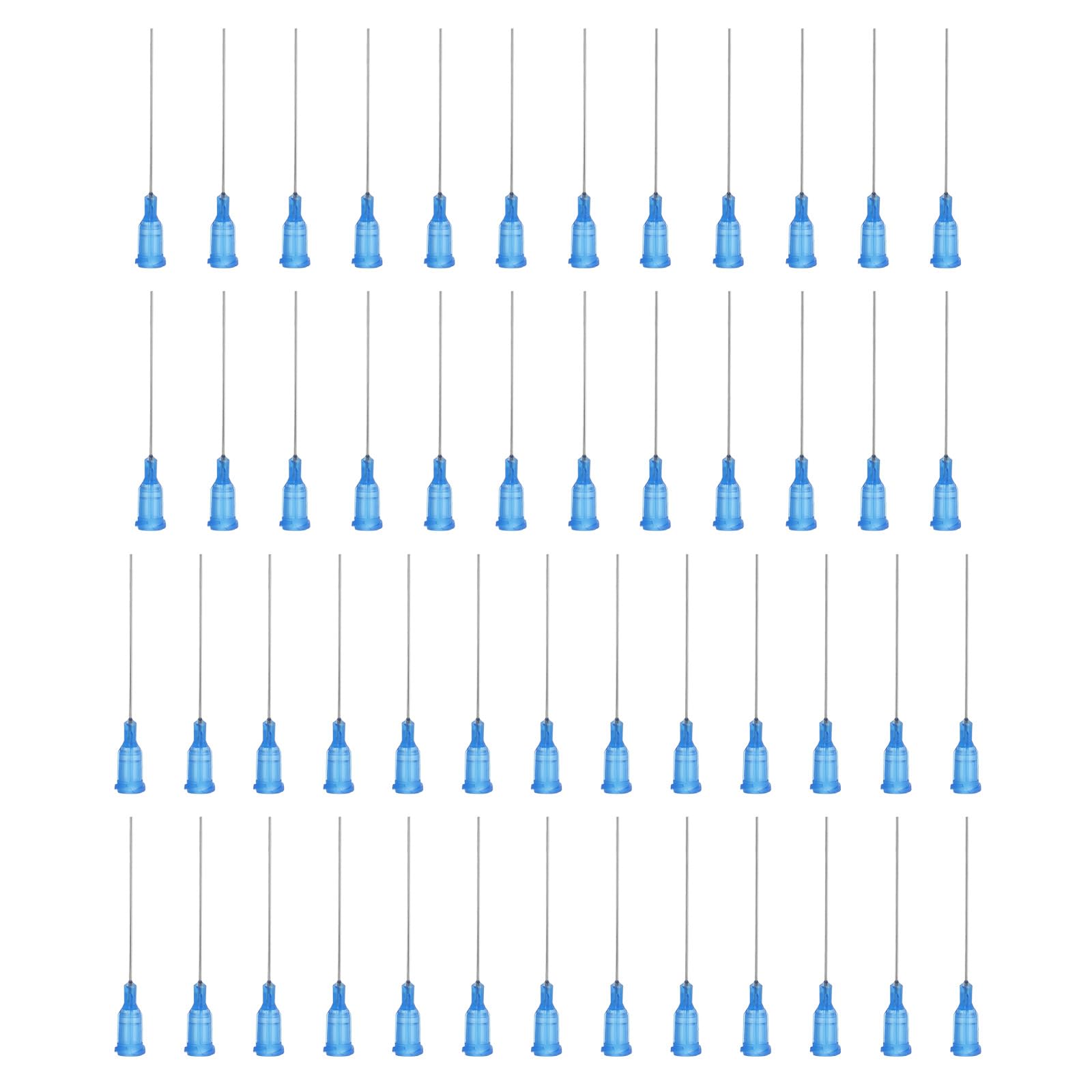 PATIKIL Blunt Tip Dispensing Needles 2 Inch, 100 Pcs 22G Industrial Liquid Dispenser Needle with Lure Lock for Refilling Liquid Inks Adhesive Glue