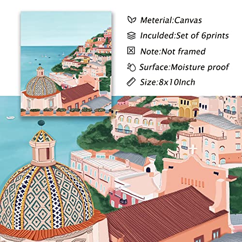 Pwtxkah Trendy Cities Art Prints Abstract Travel Wall Art Nature Landscape Prints Colorful City Wall Art Travel World Landscape Poster City Landscape Wall Art Abstract Travel Canvas Art 8X10Inch Unframed thumb #3