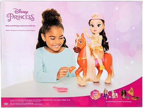 Miniatura 2 de Disney Princess Belle - Muñeca articulada con caballo Philippe