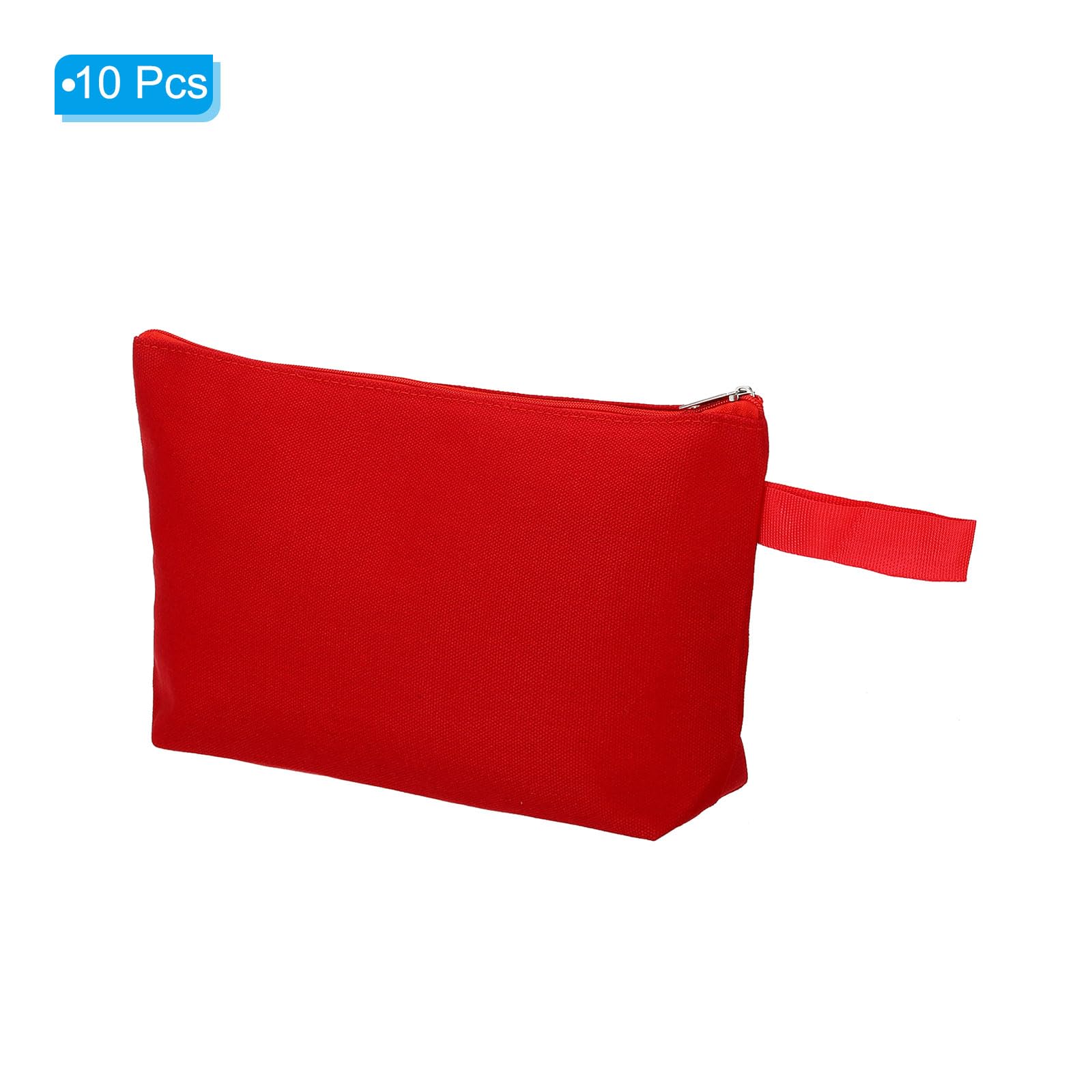 PATIKIL 10.2 x 5.5 Canvas Makeup Bags with Strap - Image 3