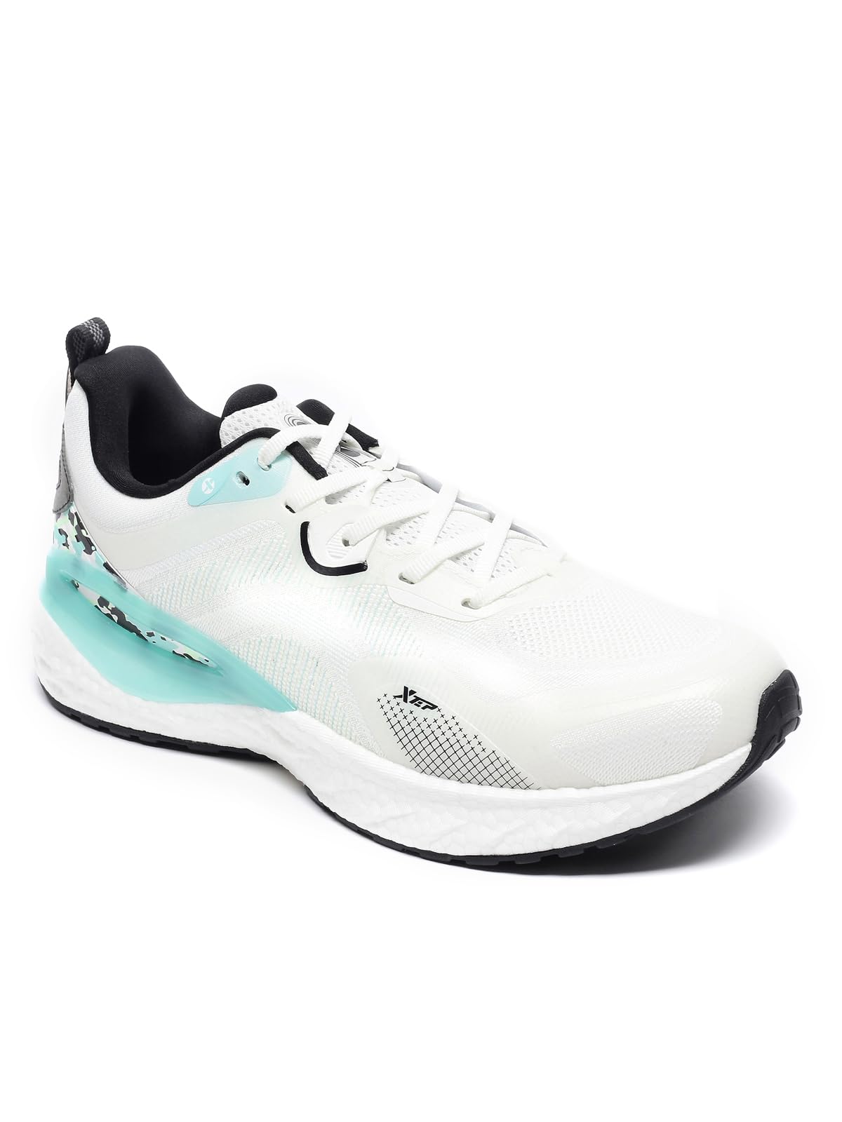 XTEP Canvas White,Aurora Green Waterproof Dynamic Foam Running Shoes for Men Euro- 43 (B0CM34R1Q8) Amazon Price History, Amazon Price Tracker