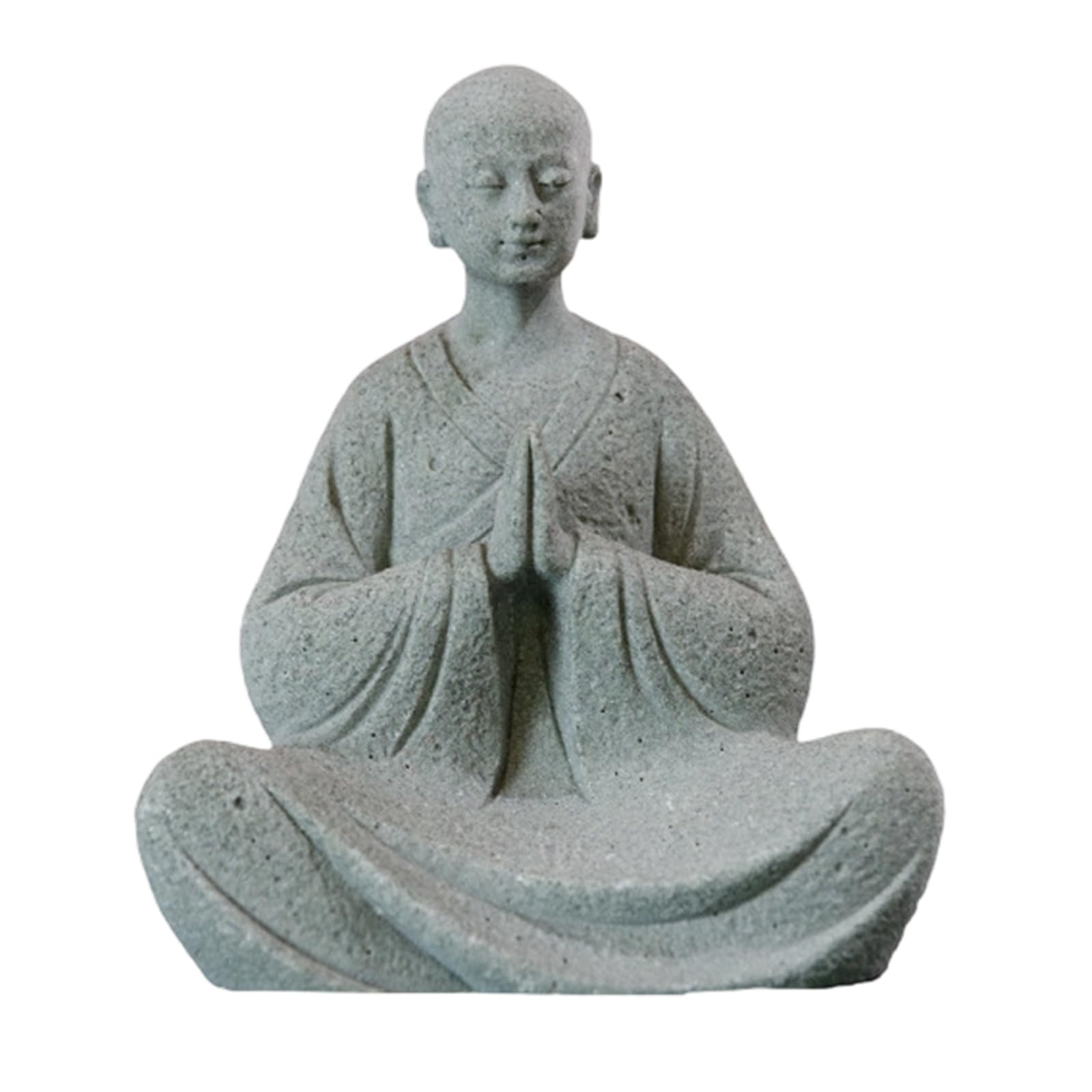 Jazuaiao Aquarium Decors Ornament Fish Tanks Decoration Resin Monk Figurines Buddhas Statue Sculptures Home Decorations Gift Fish Tanks Decorations