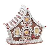 Kurt S. Adler Kurt Adler 7.87-inch Battery Operated LED Gingerbread House, Multicolor