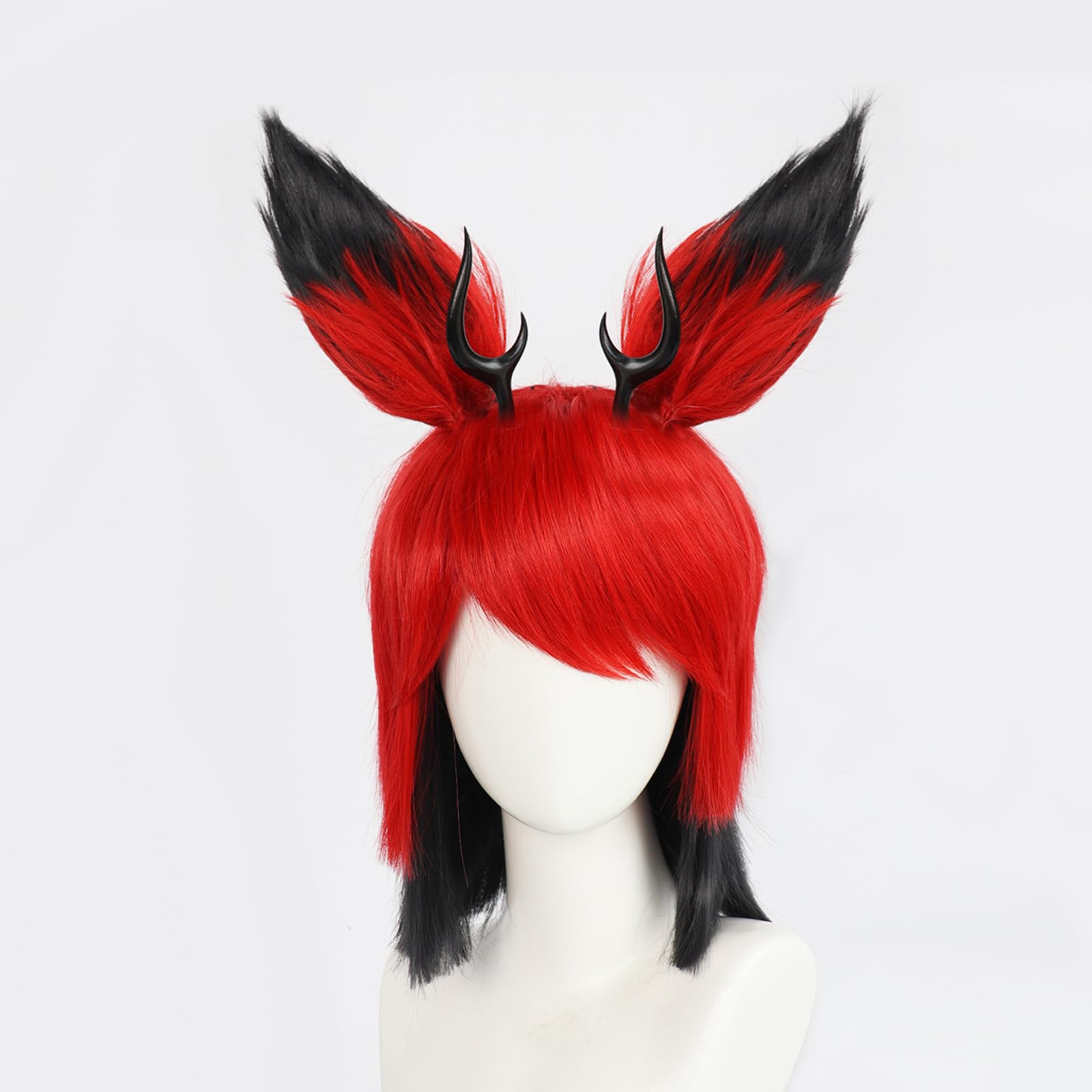 HJYZY Hazbin Cosplay Accessory Set Alastor Horns Clips Hair Clips Anime Merch Clothing Decoration Accessories 2 Pcs - Image 2