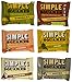 Simple Squares Organic Snack Bars Variety Pack of 12