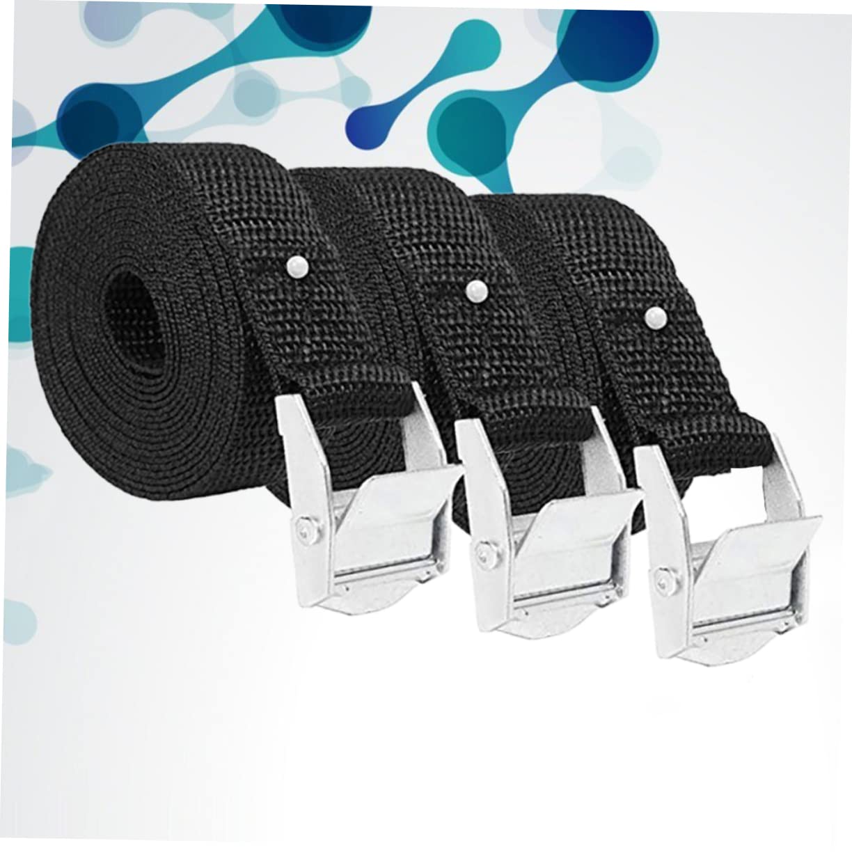 CANIGHT Multi-Purpose Fastening Belt 25mm Packing Straps Pressing Buckle Truck Lashing Straps 100cm for Suitcase Luggage