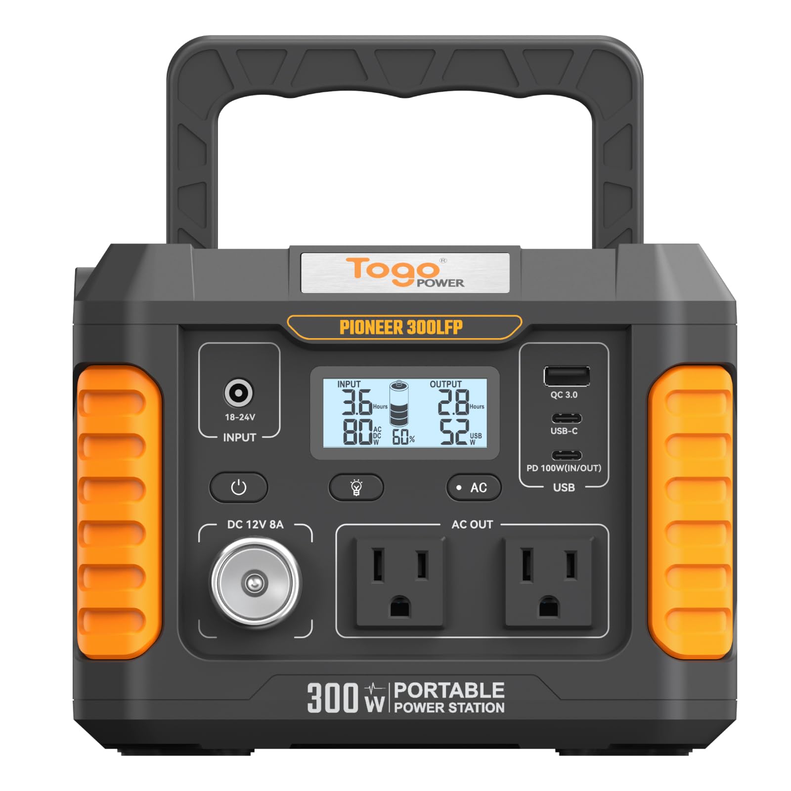 Amazon.co.jp: Togo Power ポータブル電源 ポータブル電源 177Wh/300W