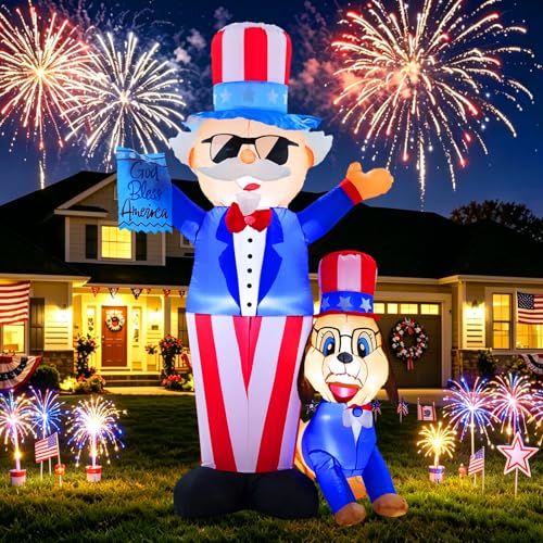 GIFTFIND 7FT Patriotic Independence Day 4th of...