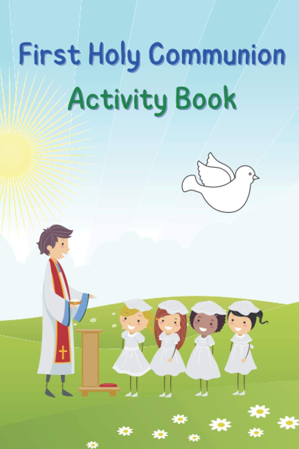 First Holy Communion Activity Book: Mazes For Kids | Have Fun and Relax Before First Communion | Catholic First Communion Gift For Boys and Girls