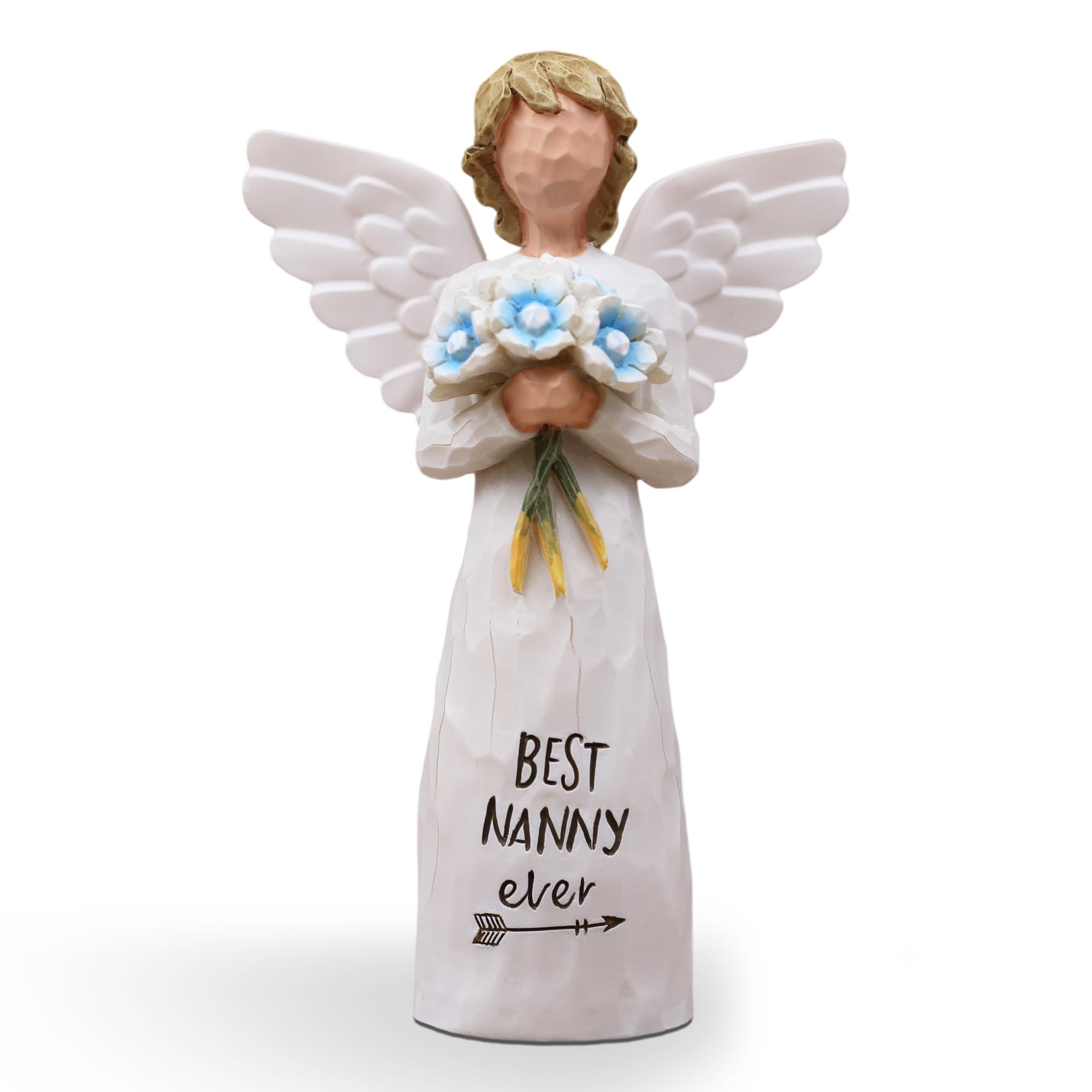 AUKEST Nanny Gifts, Gifts for Nanny, Gift for Grandma on Mothers Day, Sculpted Hand-Painted Figure