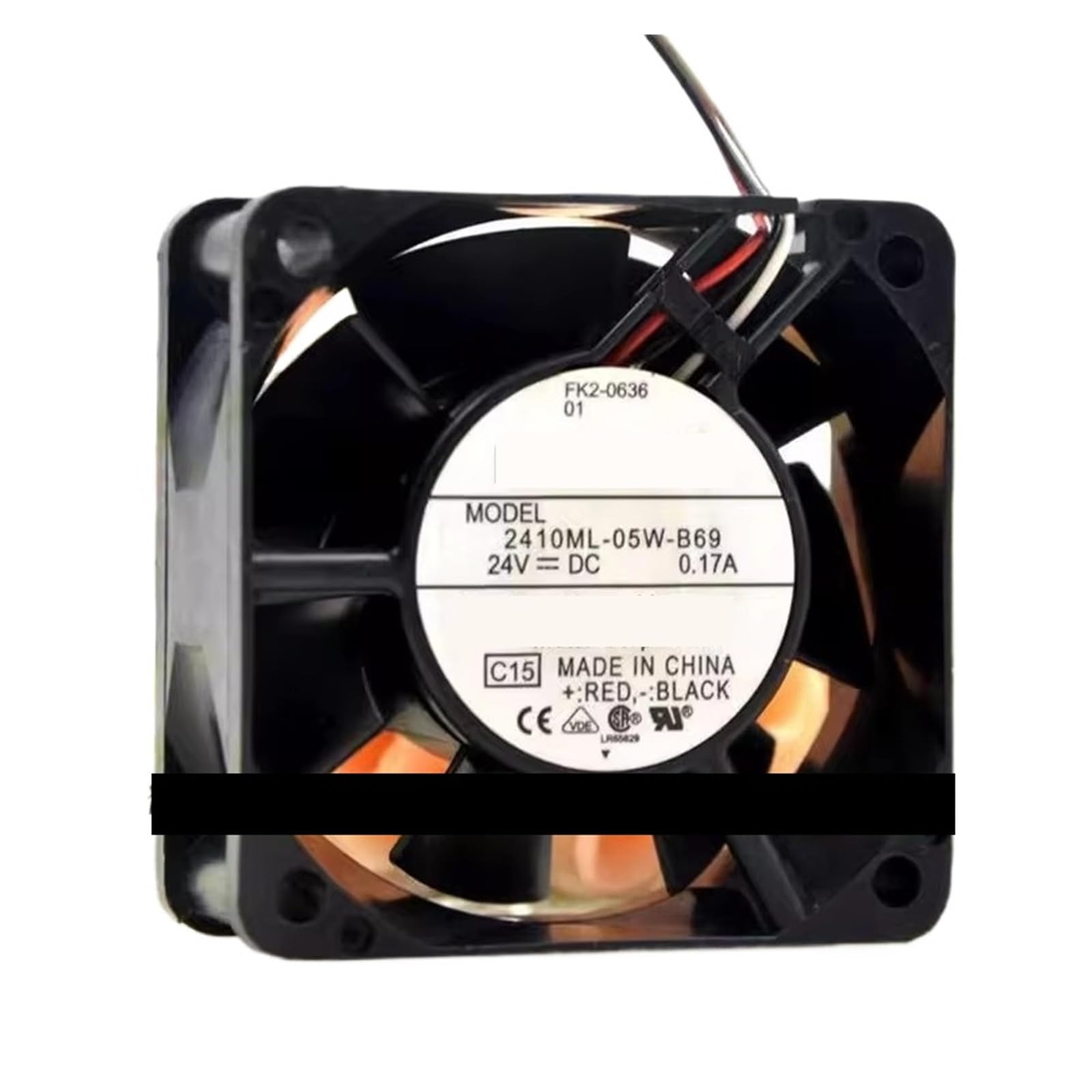 TPKMVGAP 2410ML-05W-B69 24V 0.17A 60 * 60 * 25MM 6CM Cooling fan(2wire A1)
