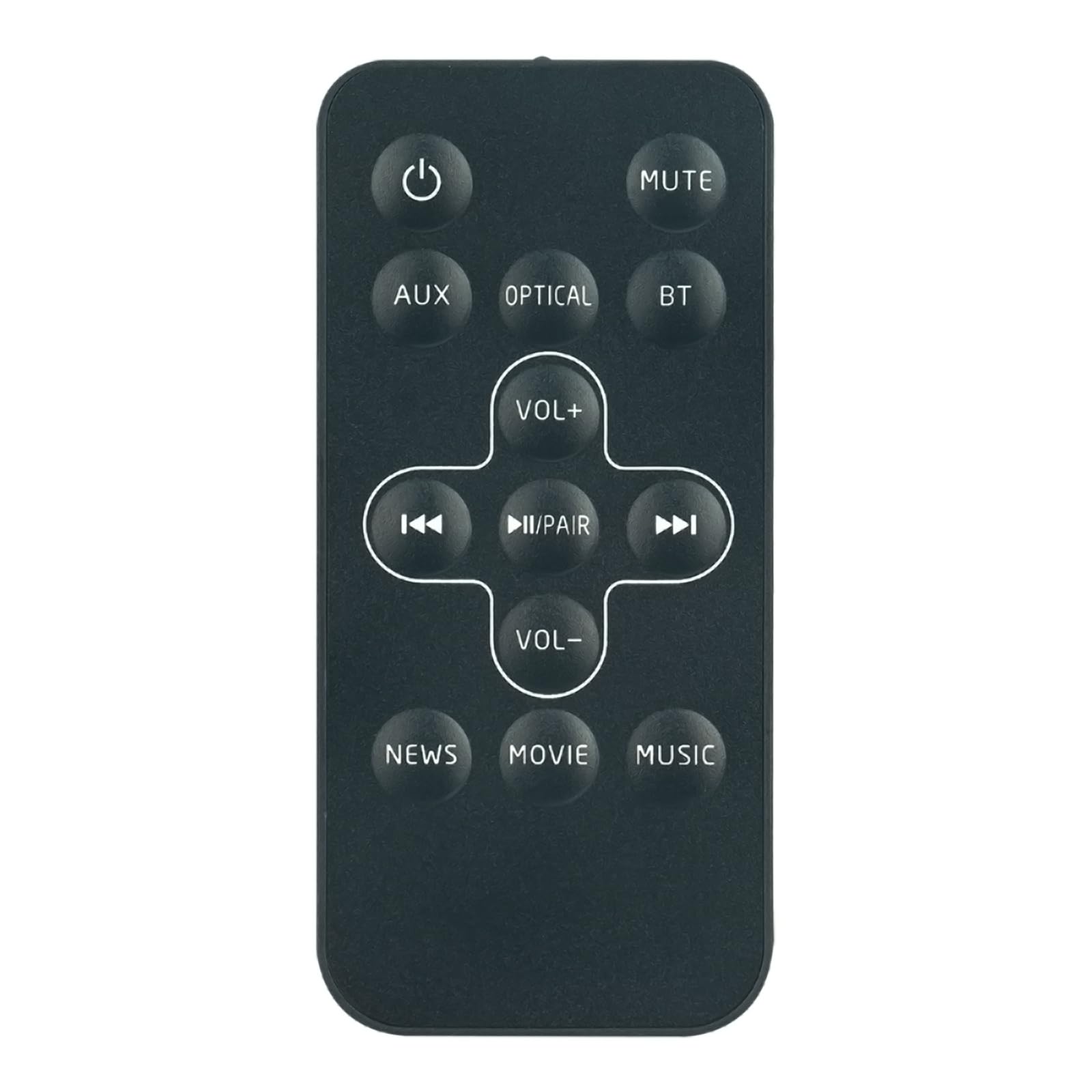 Replacement Remote Control fit for Polaroid SoundBar Speakers PLA20SB003A TB285 Also Compatible for Kruger&Matz Speaker System Ghost 2.1 SE KM0544.1 Ghost KM0543