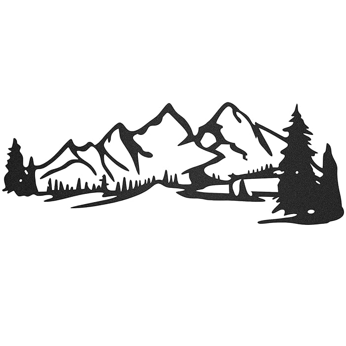 Buy Mountain Scene Metal Wall Art Decor Mountain Wall Decor Landscape